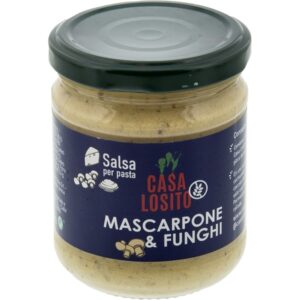 Salsa Mascarpone y Setas SIN Gluten, 160 g