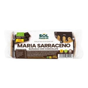 Galletas Marias Trigo Sarraceno Bañadas en Chocolate Bio