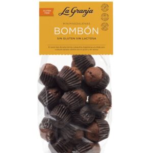 Magdalenas minis bombón sin gluten y sin lactosa